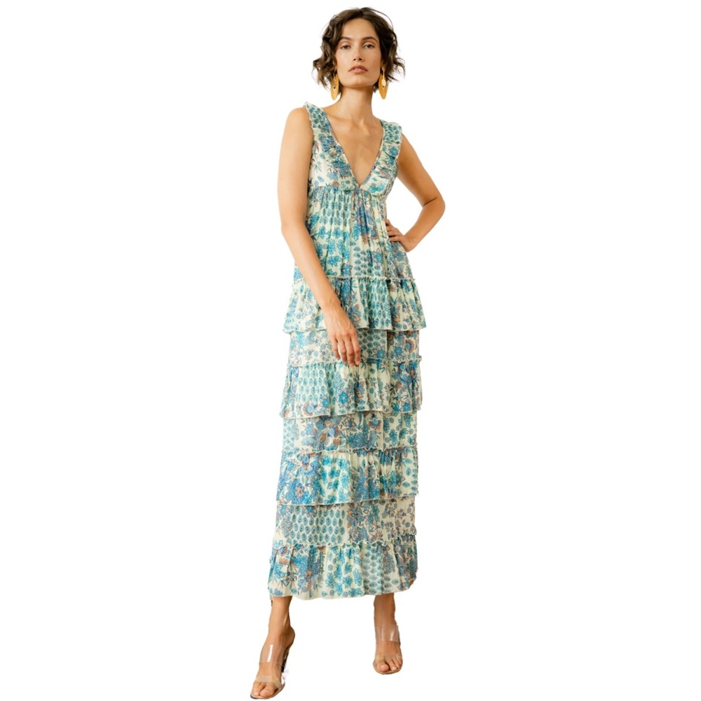 Guadalupe Designs Kiliman Blue Dress‎